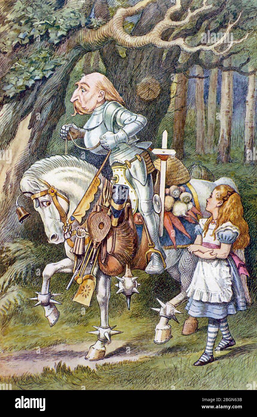 THE WHITE KNIGHT from Lewis Carroll's Through the Looking Glass. An