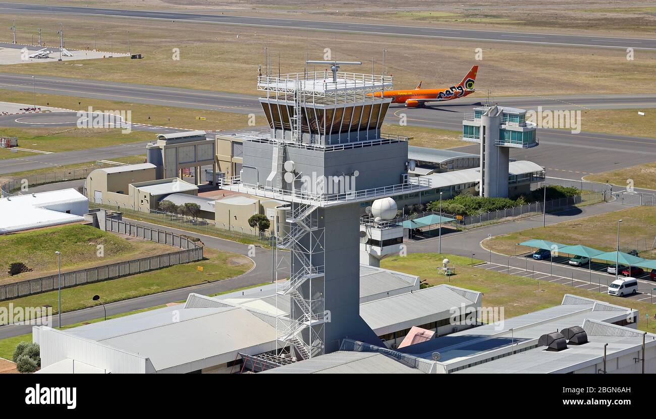 Aerial photo of Cape Town International Airport Stock Photo Alamy