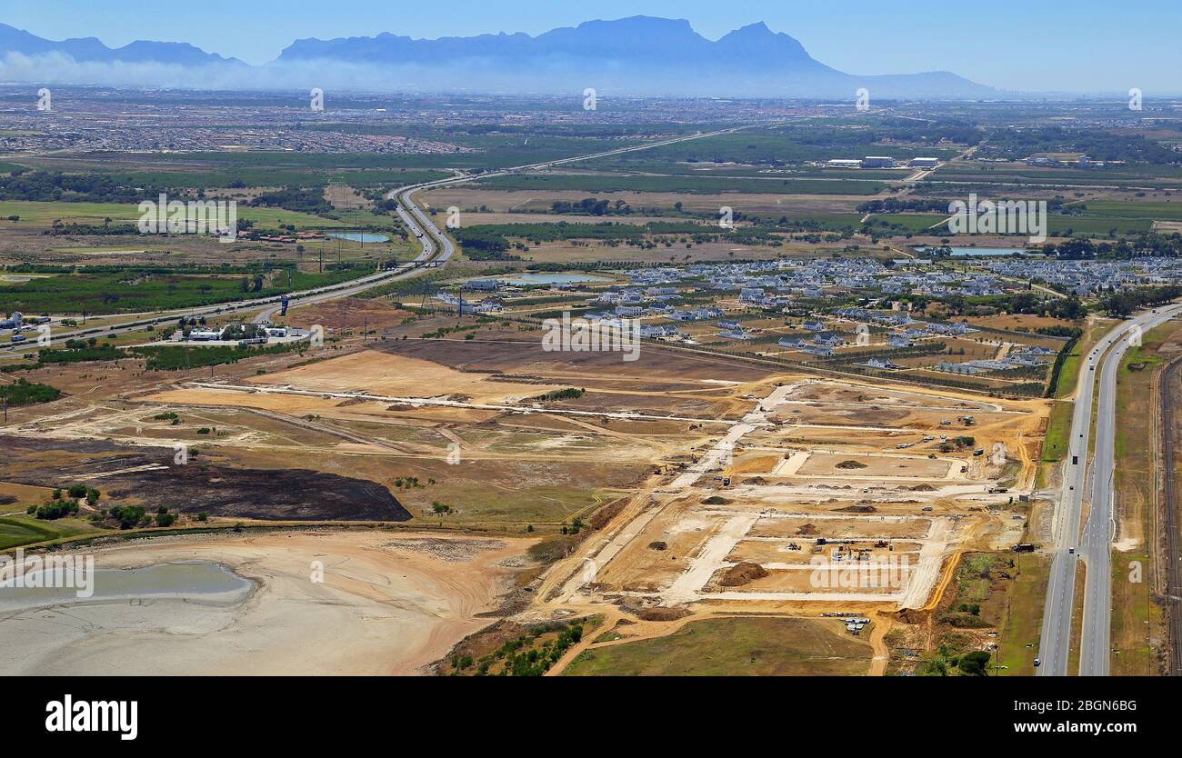 Aerial photo of Sitari and Croydon Olive Estate Stock Photo Alamy