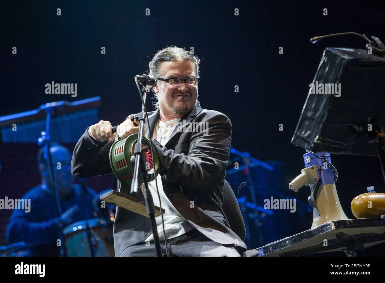 mike patton during Mike Patton - Mondo Cane, Music Concert in prato (po),  Italy, August 31 2019 Stock Photo - Alamy
