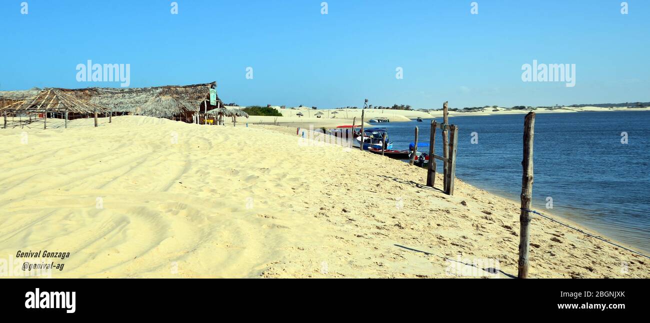Praia do caburé Stock Photo