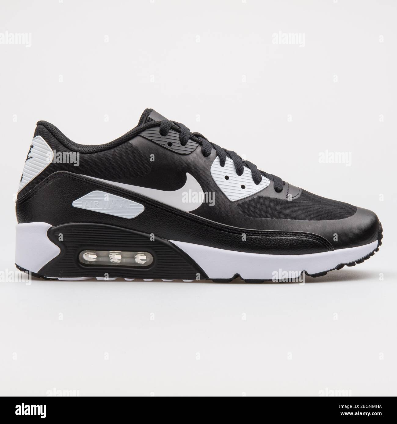 VIENNA, AUSTRIA - AUGUST 14, 2017: Nike Air Max 90 Ultra 2.0 Essential  black and white sneaker on white background Stock Photo - Alamy