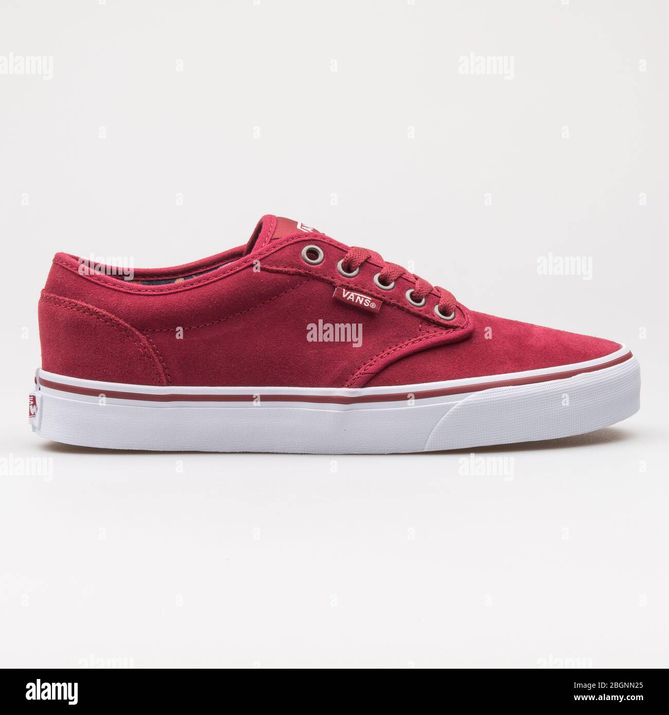 VIENNA, AUSTRIA AUGUST 14, 2017: Atwood red and white sneaker on white background Stock Photo - Alamy