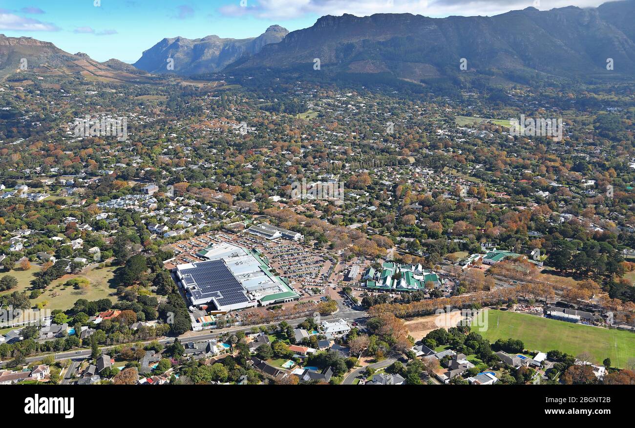 Aerial photo of Constantia Village Stock Photo Alamy
