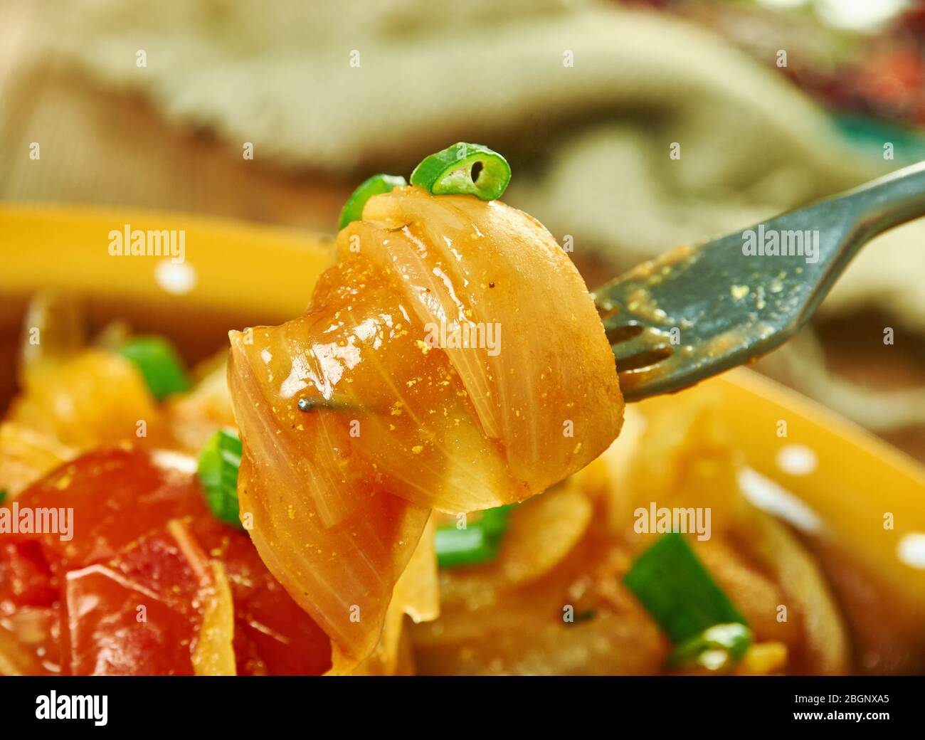 Pyaz ki Sabjee - Indian Food , aromatic onion vegetable flavoured with ...