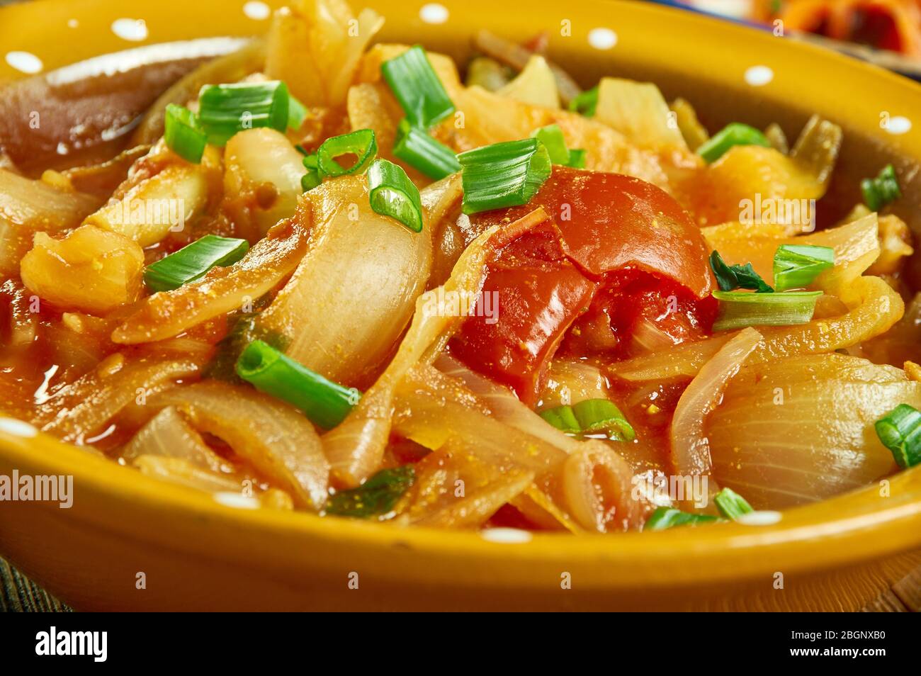 Pyaz ki Sabjee - Indian Food , aromatic onion vegetable flavoured with ...