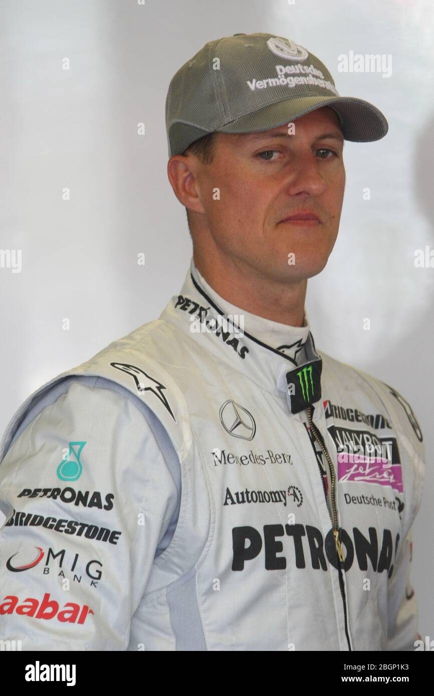 Michael Schumacher (GER) Racing Driver Stock Photo - Alamy