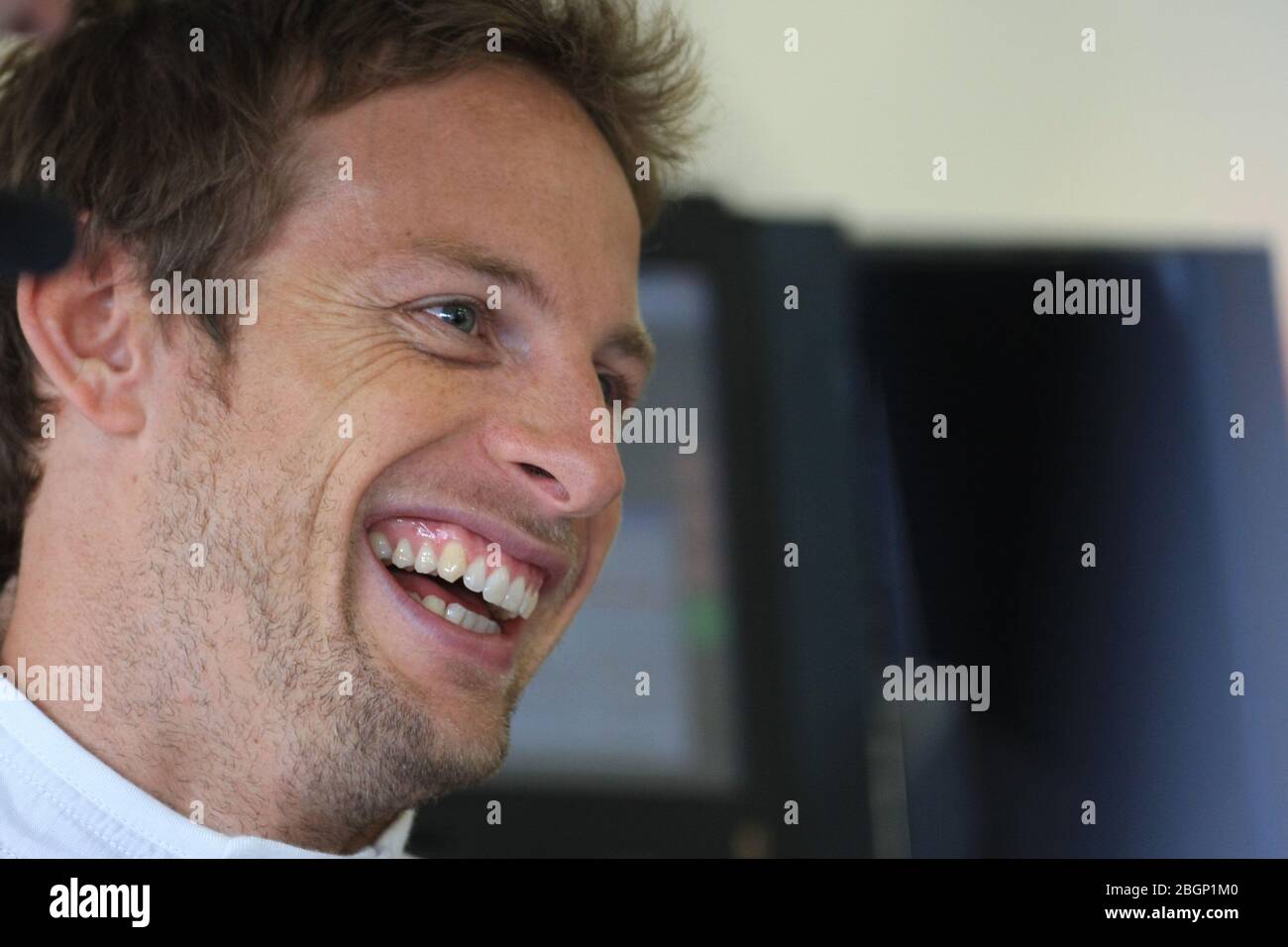 Jenson Button (GBR) Racing Driver Stock Photo - Alamy