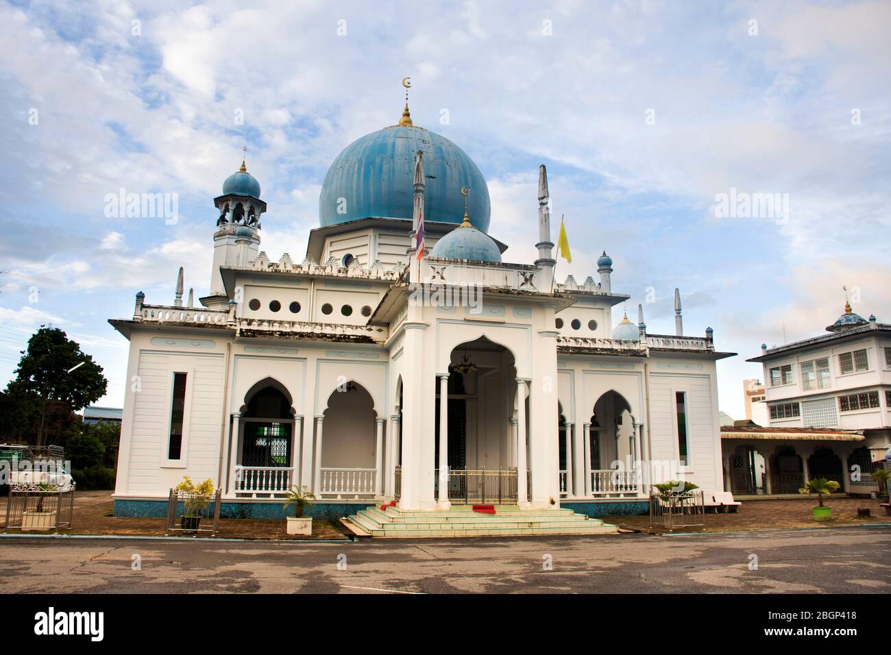 YALA, THAILAND - August 16 : Central Mosque or Masjid klang of Betong city for thai people and 