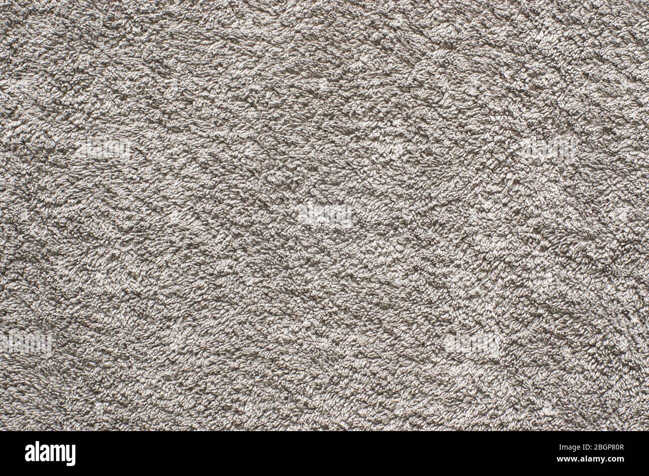 Gray cotton towel texture background Stock Photo