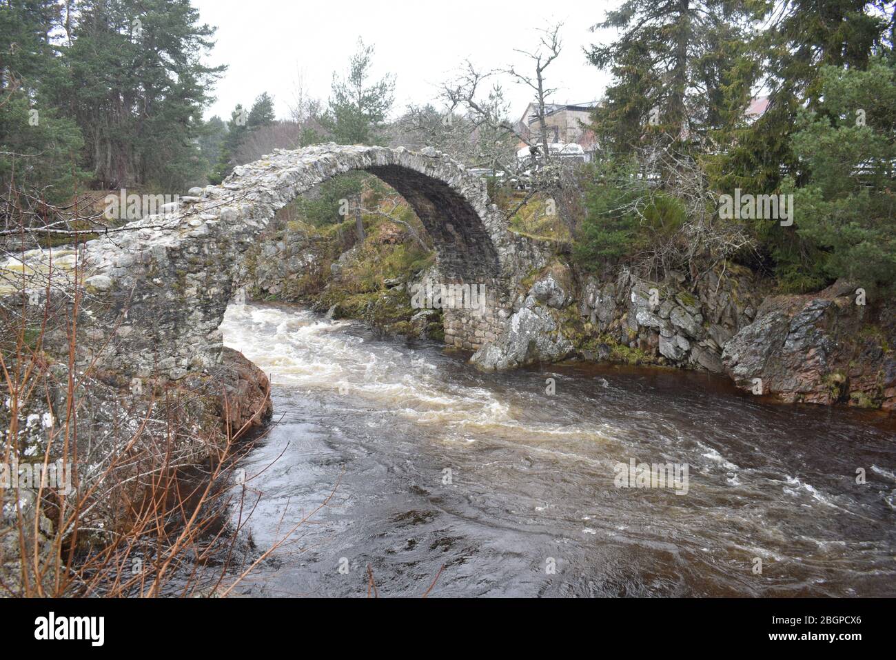 The Pack Horse Bridge Stock Photo Alamy