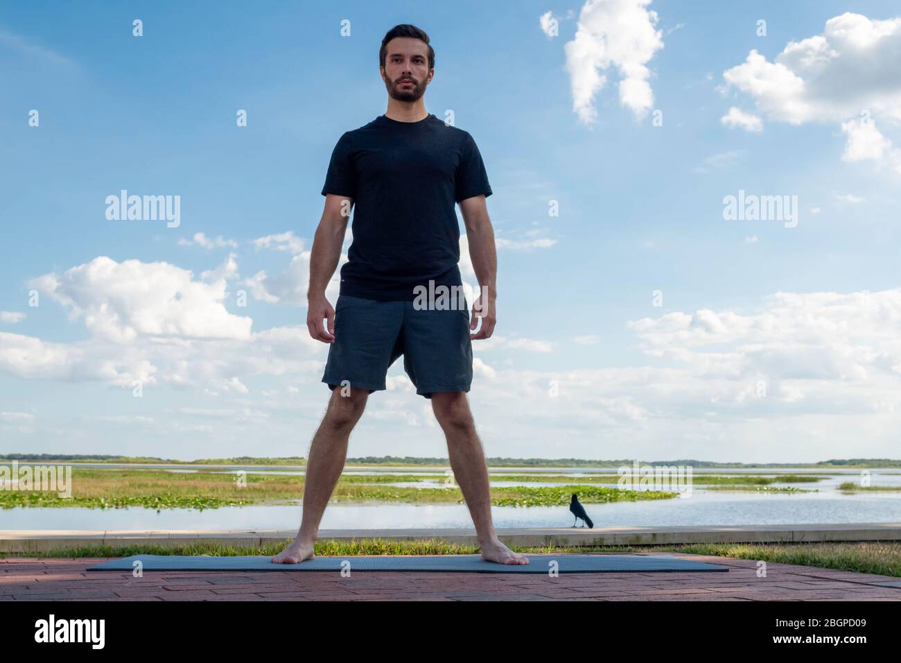 Black shirt green shorts Clearance