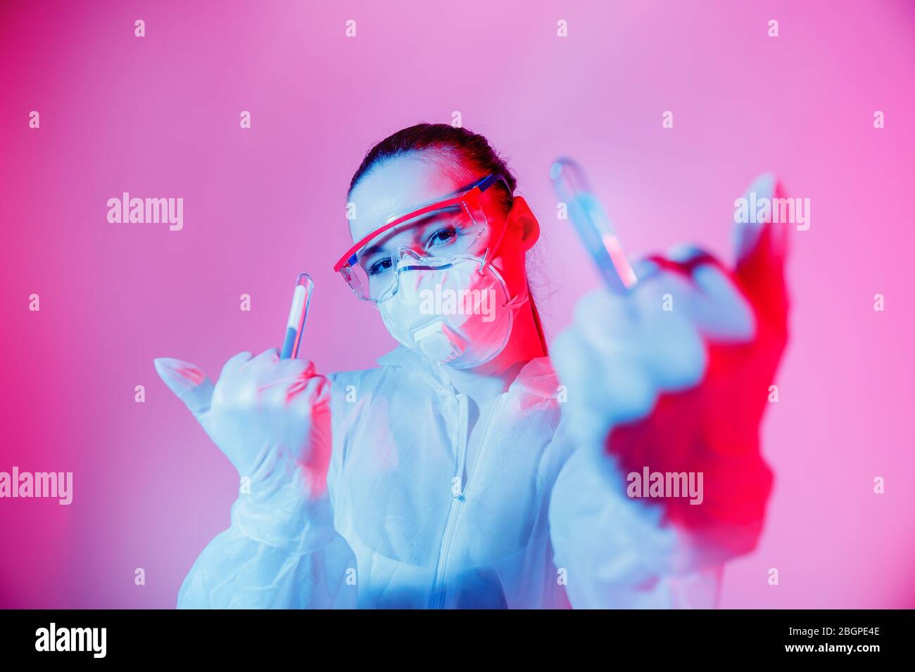 Development secret biological weapons against humans, epidemic of virus