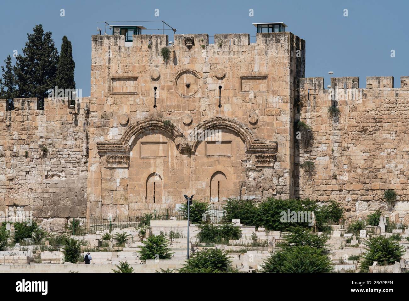 Israel, Jerusalem, Mount of Olives, The Eastern Gate, the Golden Gate