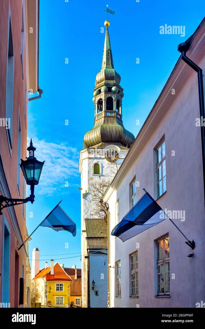St. Mary's Cathedral, Tallinn, Estonia Stock Photo