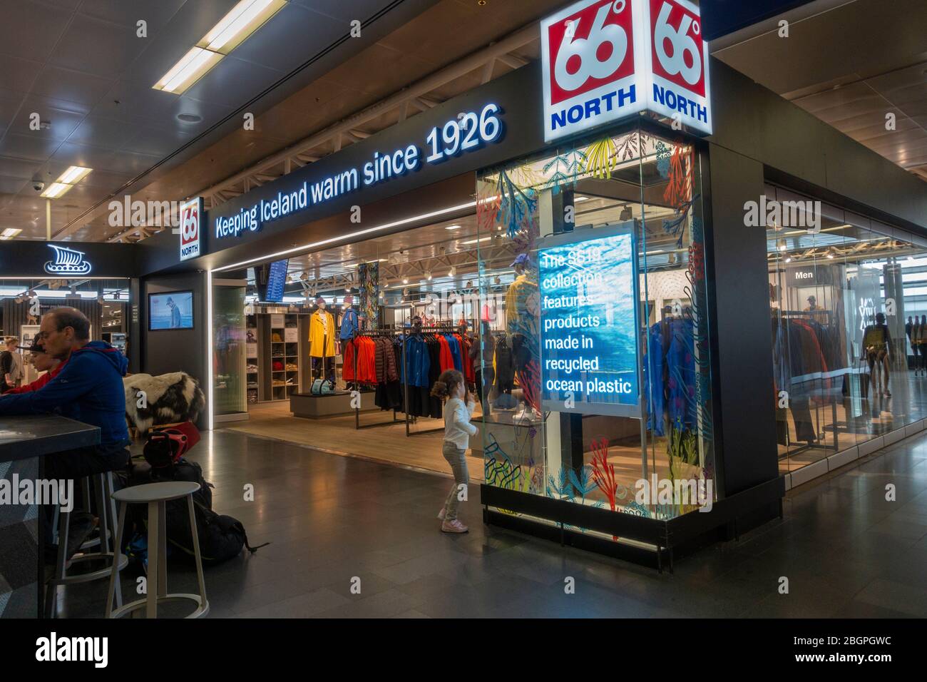 A 66° North clothing outlet in Keflavík International Airport, Reykjavik,  Iceland Stock Photo - Alamy