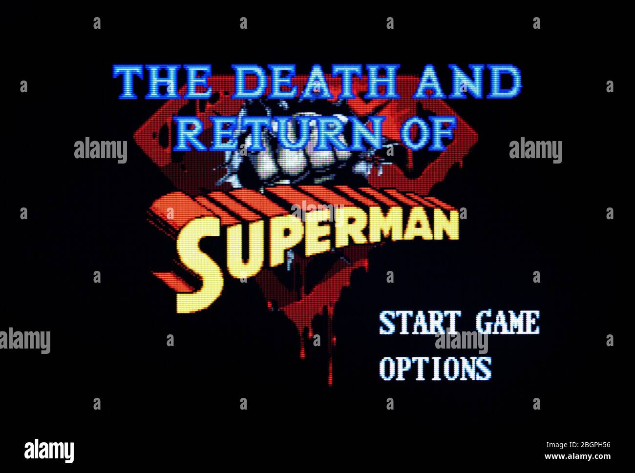 the death and return of superman sega genesis