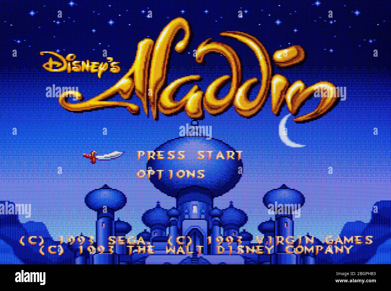 Disney's Aladdin - Sega Genesis Mega Drive - Editorial use only Stock Photo  - Alamy