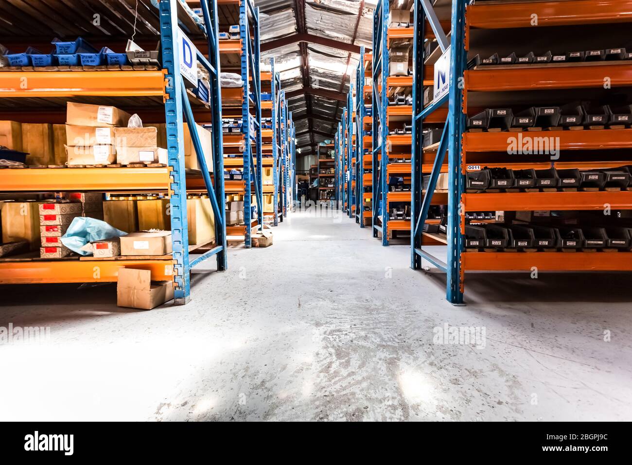 Klerksdorp, South Africa February 17, 2015 Interior of industrial