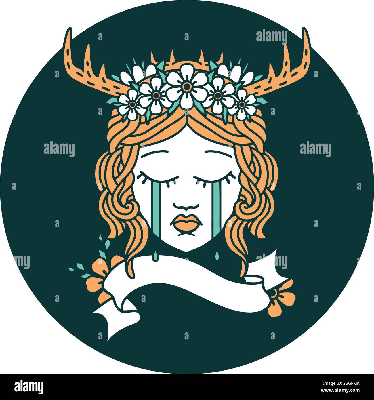 icon of human druid Stock Vector Image & Art Alamy