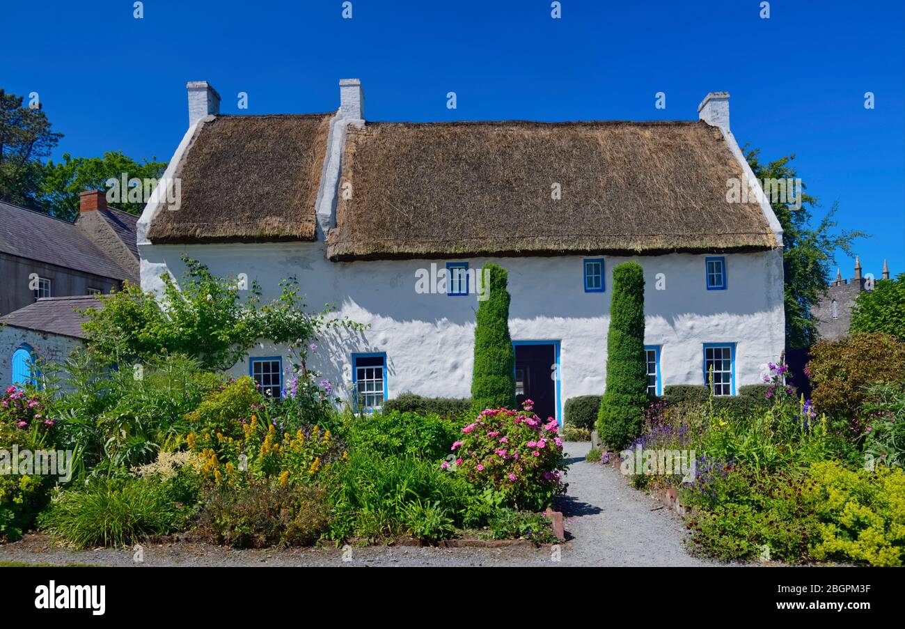 Ireland, County Down, Ulster Folk and Transport Museum, Ballycultra town area, The Old Rectory. Stock Photo