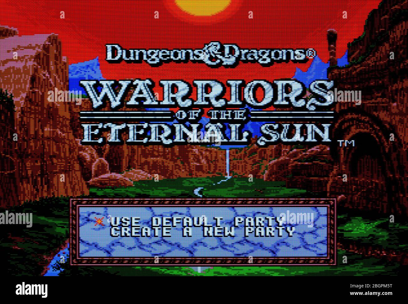 Dungeons & Dragons Warriors of the Eternal Sun - Sega Dungeons & Dragons Warriors of the Eternal Sun - Sega