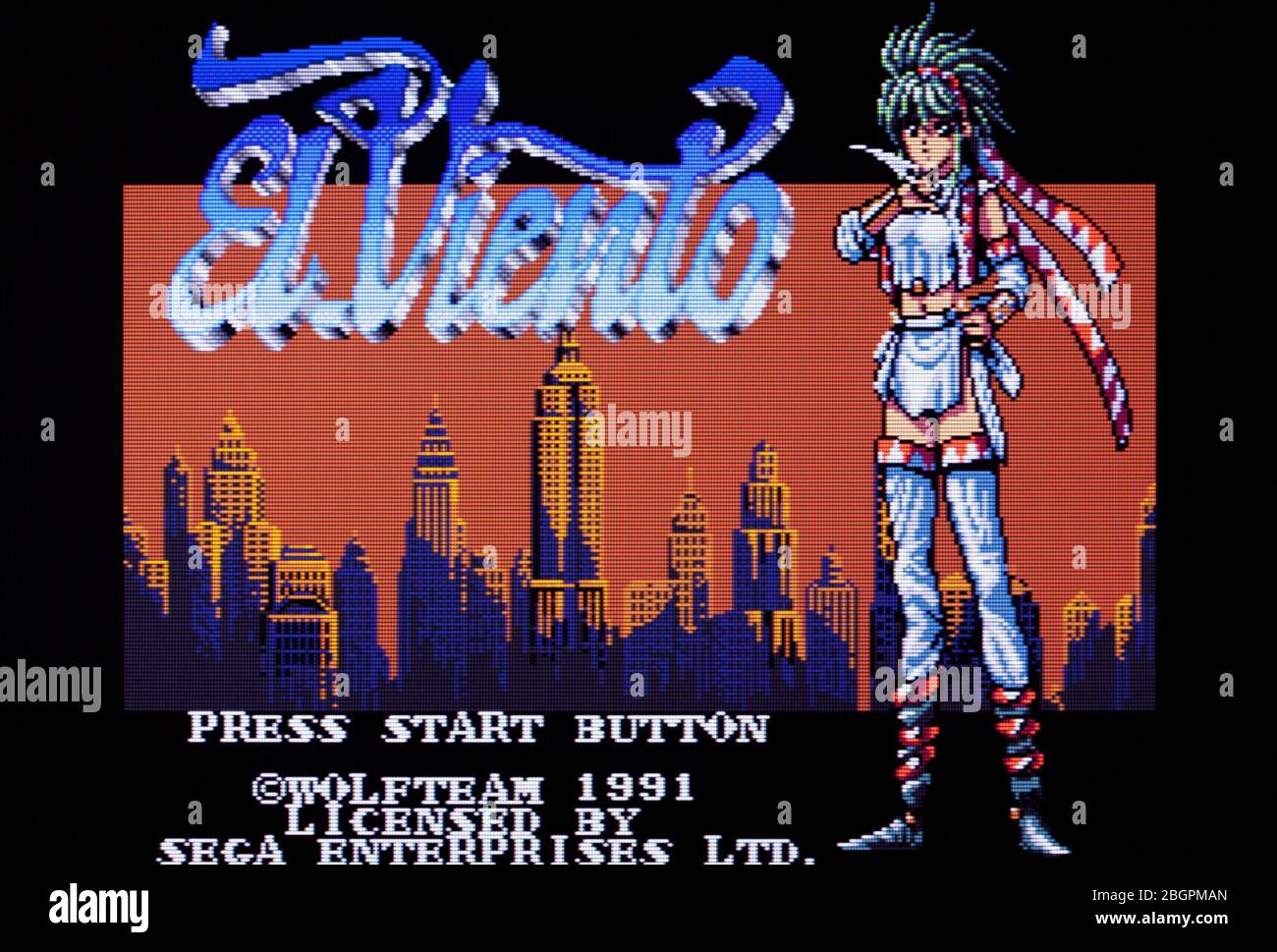 El Viento - Sega Genesis Mega Drive - Editorial use only Stock Photo