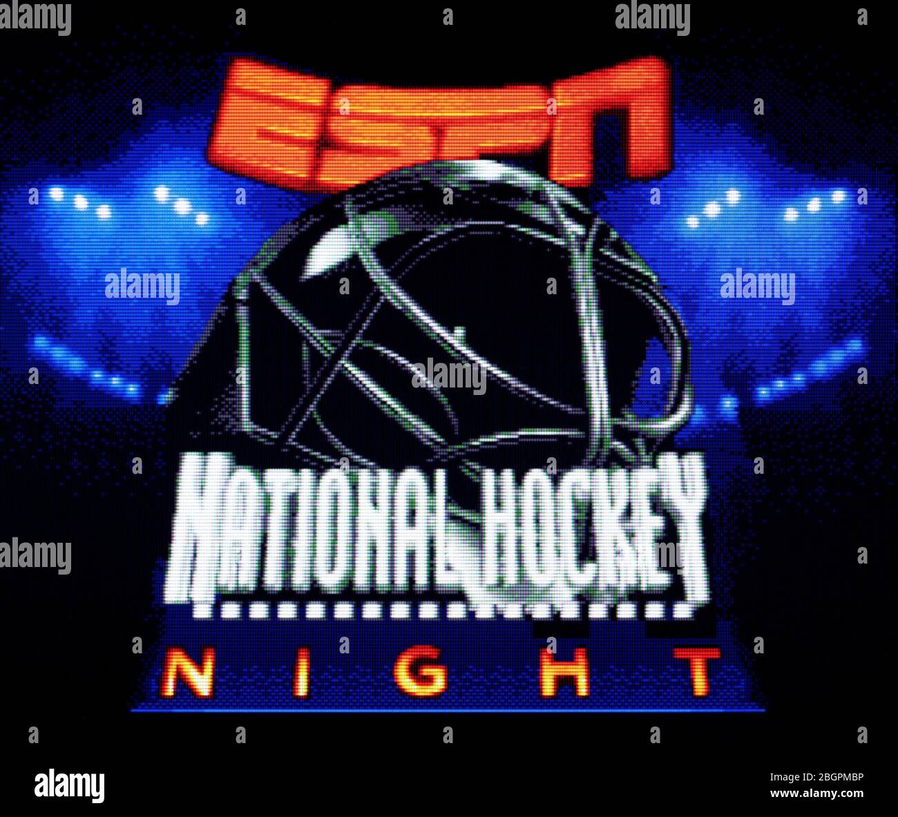 ESPN National Hockey Night - Sega Genesis Mega Drive - Editorial use only Stock Photo