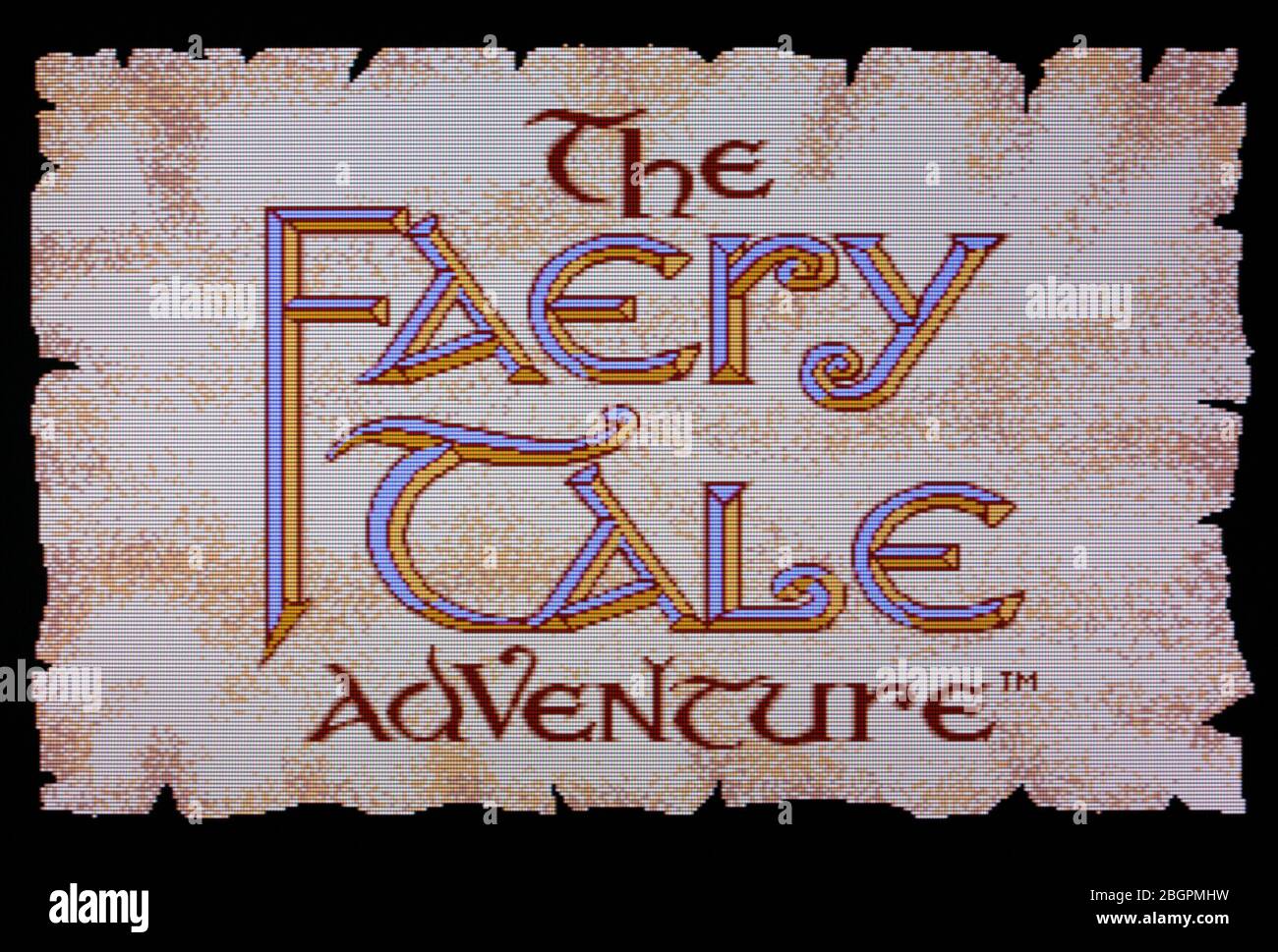 The Faery Tale Adventure - Sega Genesis Mega Drive - Editorial use only Stock Photo