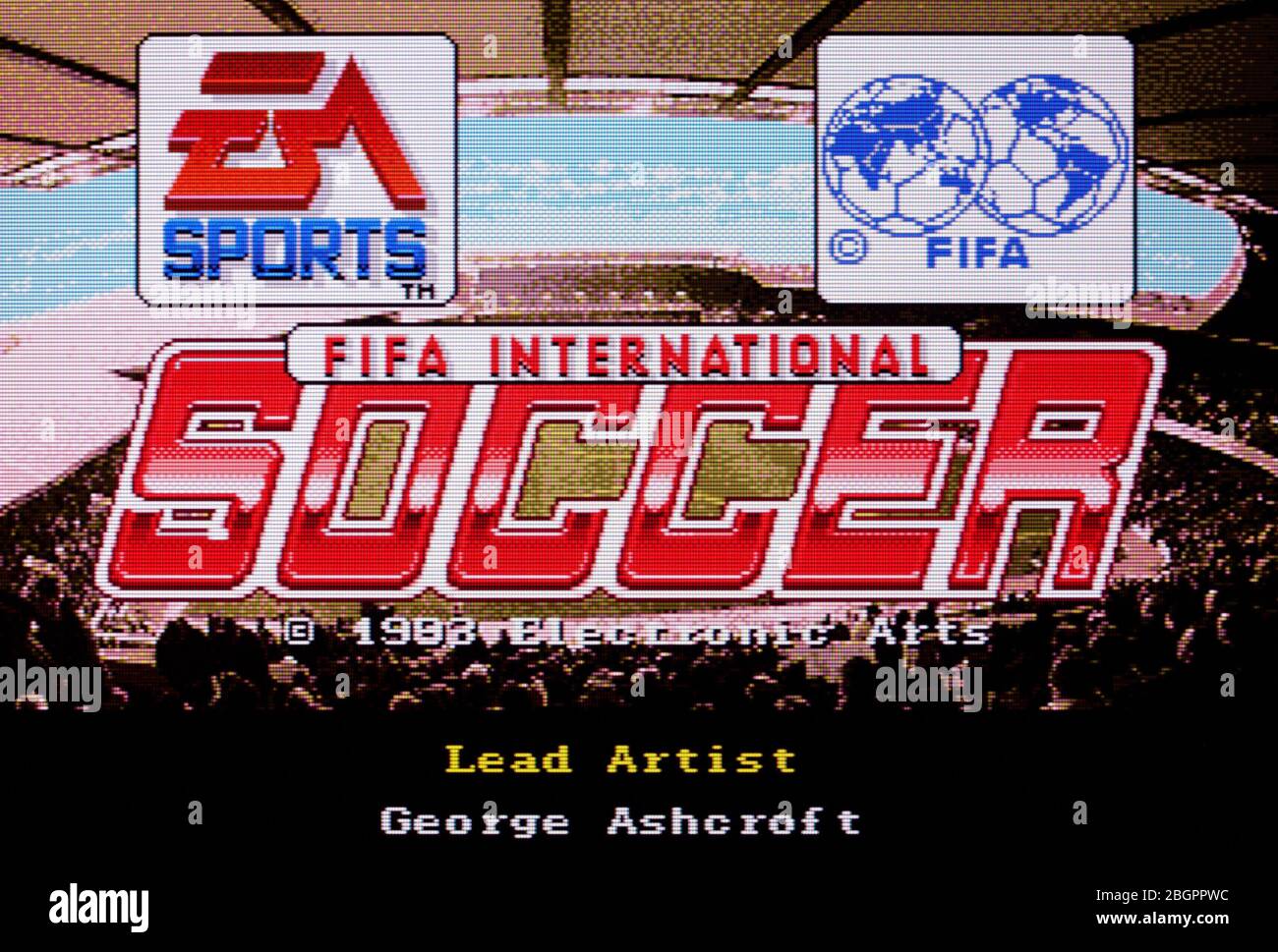 FIFA International Soccer Sega Genesis Mega Drive Editorial use only Stock Photo Alamy