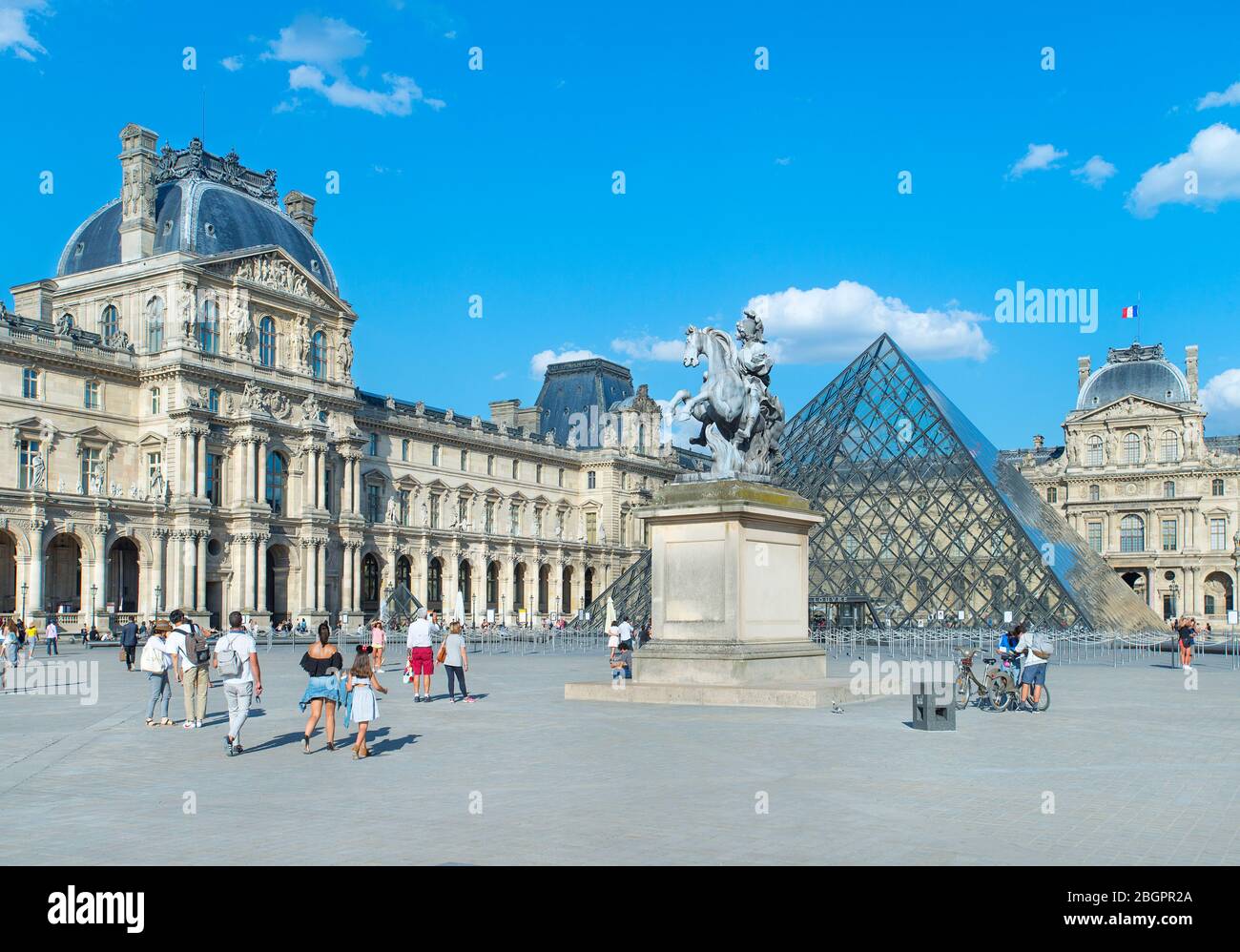 The Louvre Museum, Paris, France Stock Photo Alamy