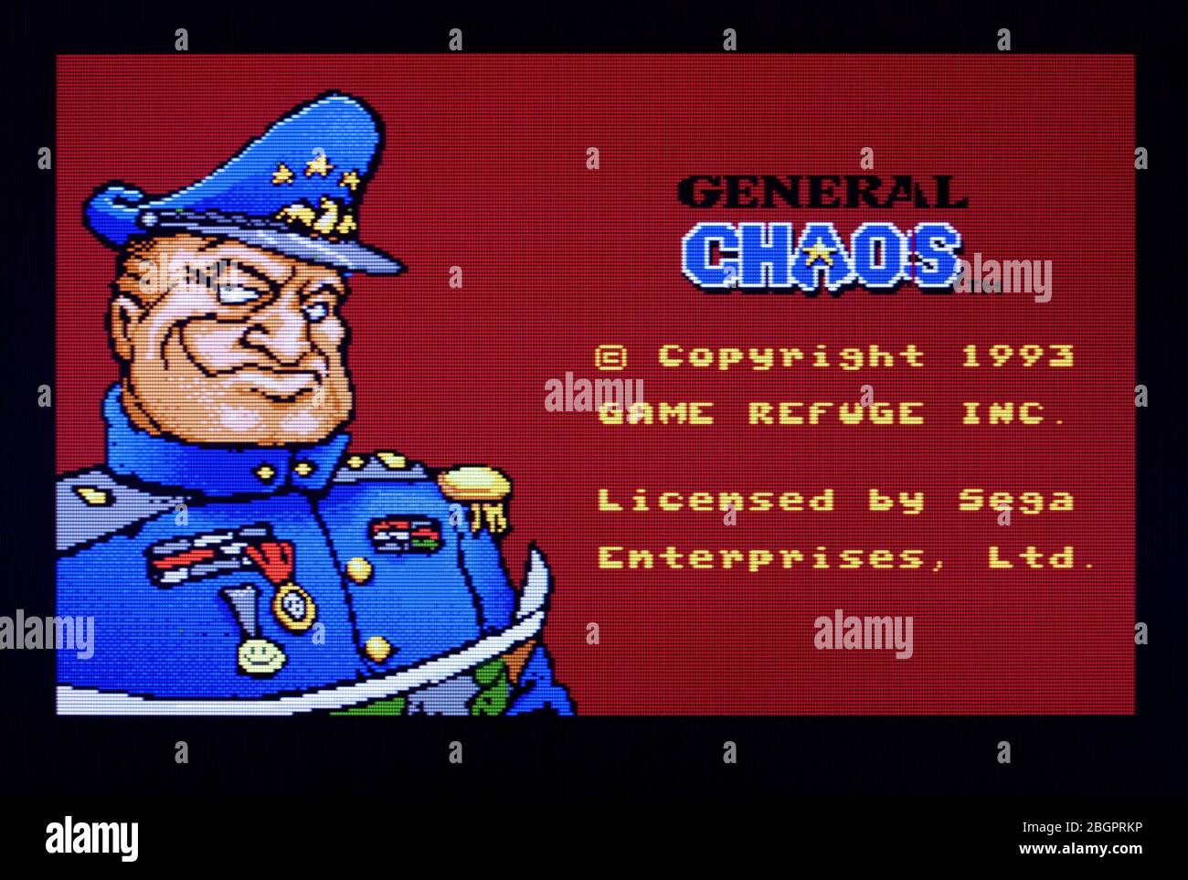 General Chaos - Sega Genesis Mega Drive - Editorial use only Stock ...