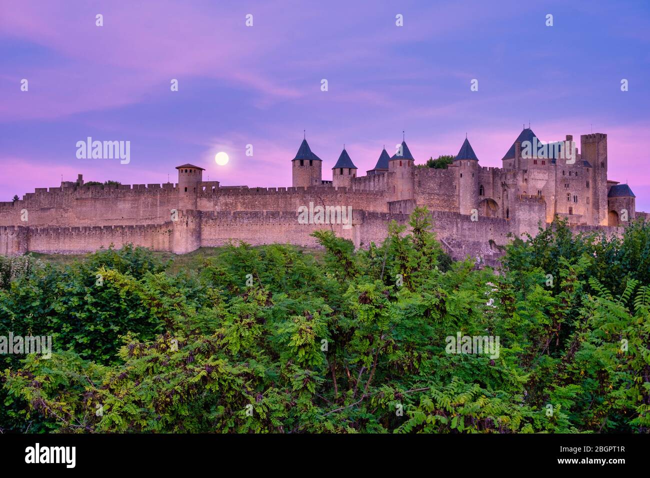 Aerial Top View of Carcassonne Medieval City and Fortress Castle from Above,  France Stock Photo - Image of castle, ancient: 105550040