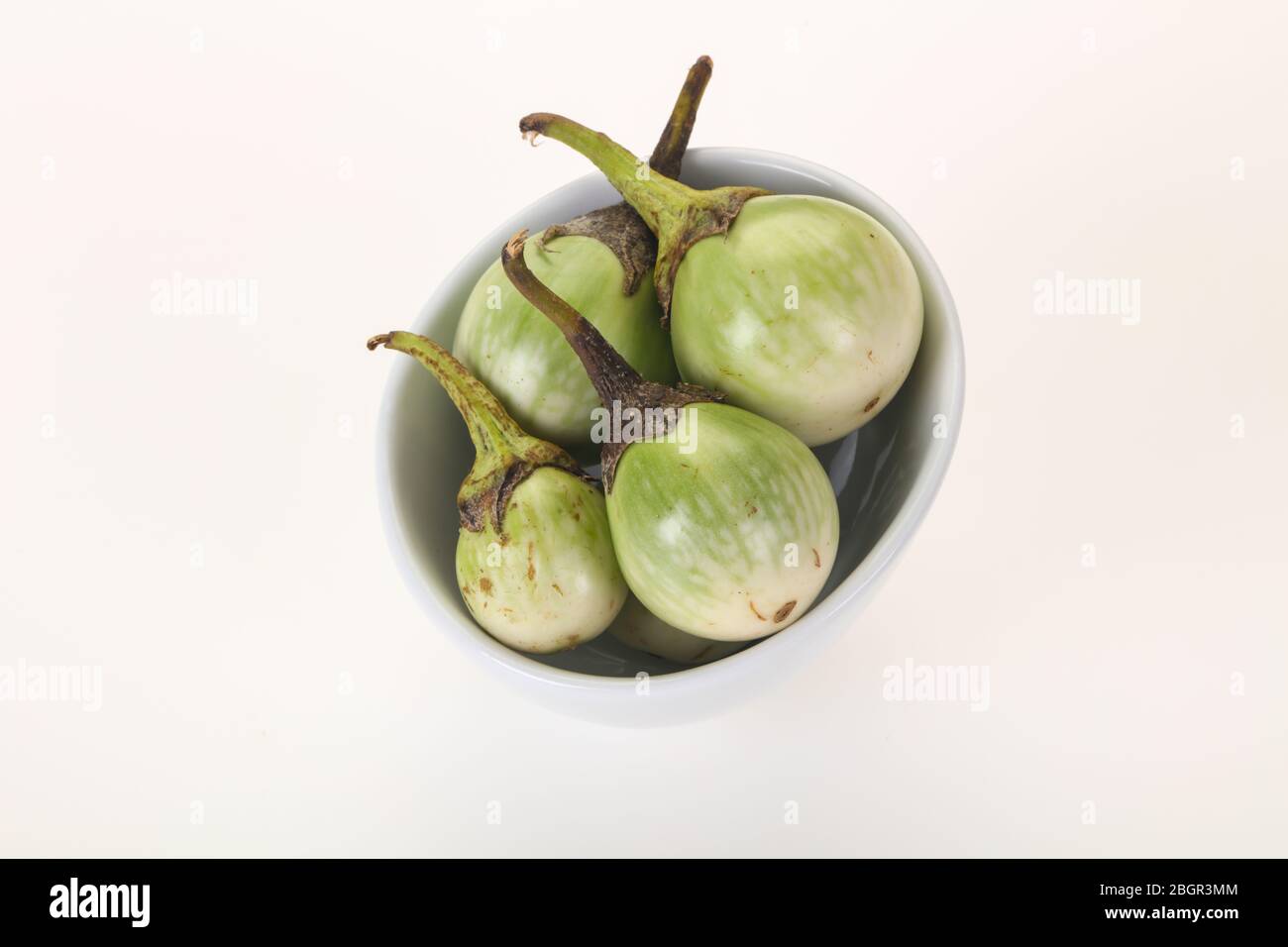 Asian small green eggplant ready for cooking Stock Photo Alamy
