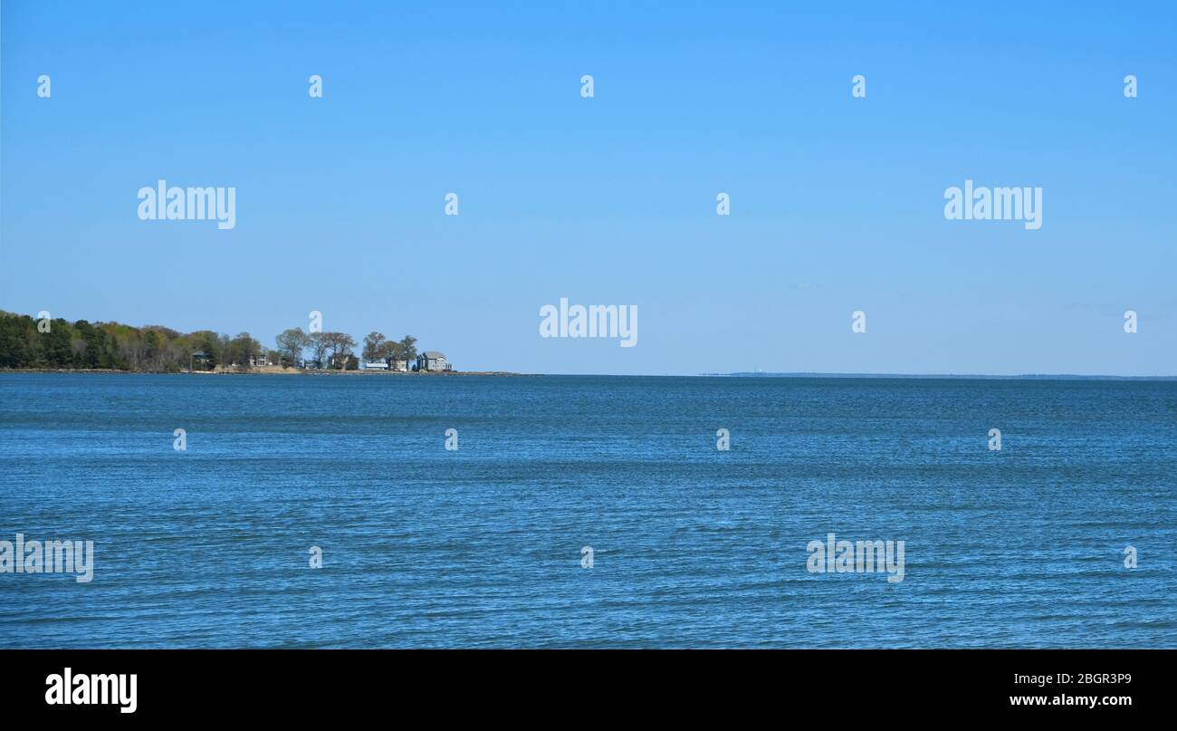 The Chesapeake Bay near Shady Side, Maryland where Maeve Kennedy