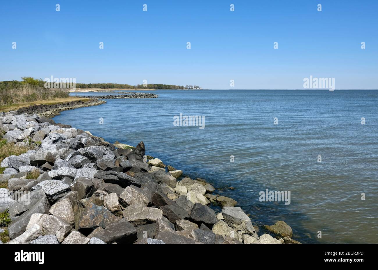 The Chesapeake Bay near Shady Side, Maryland where Maeve Kennedy