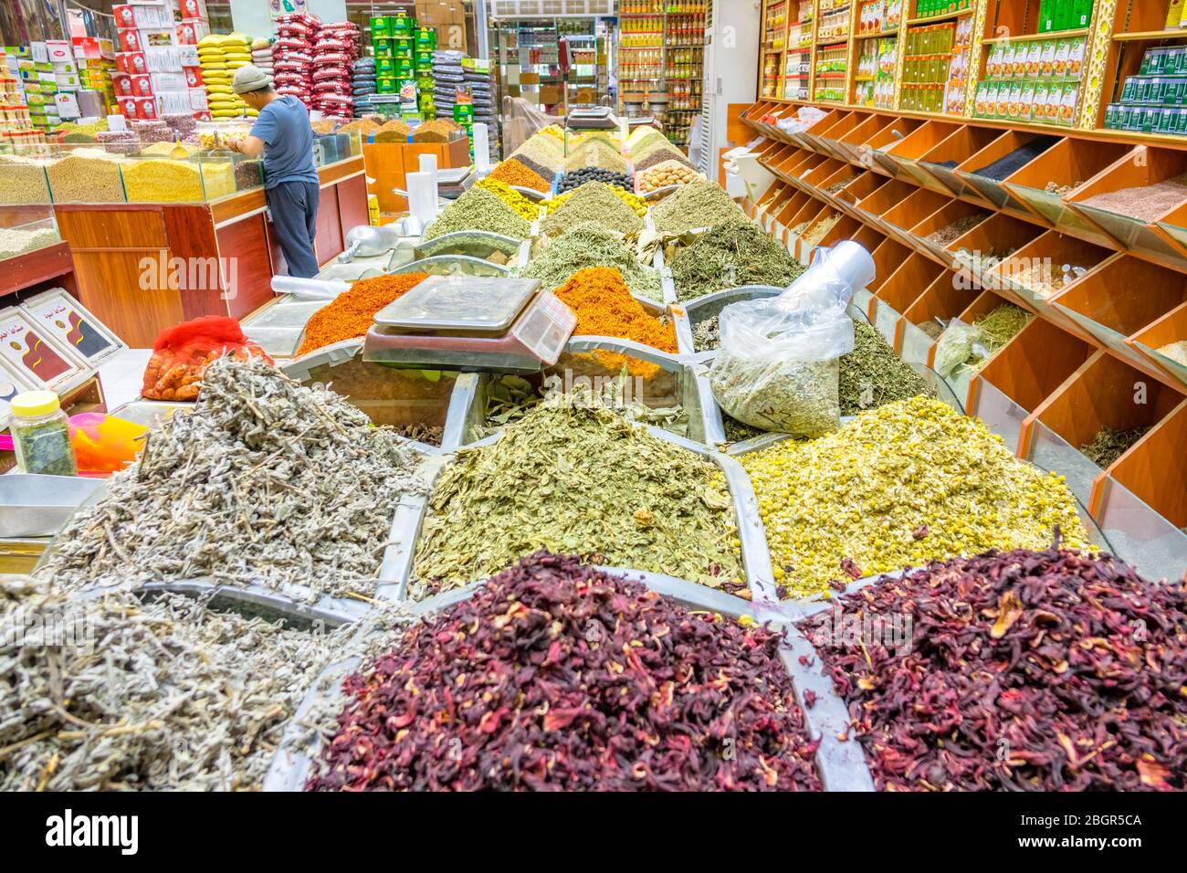 Store in the Souq al Zal area of Riyadh Saudi Arabia Stock Photo