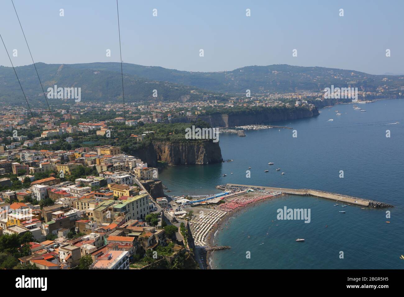 View of Sorrento beach Stock Photo