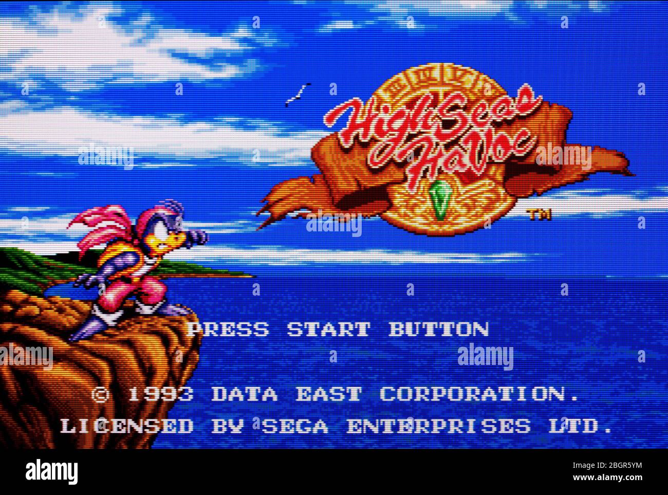 High Seas Havoc - Sega Genesis Mega Drive - Editorial use only Stock Photo
