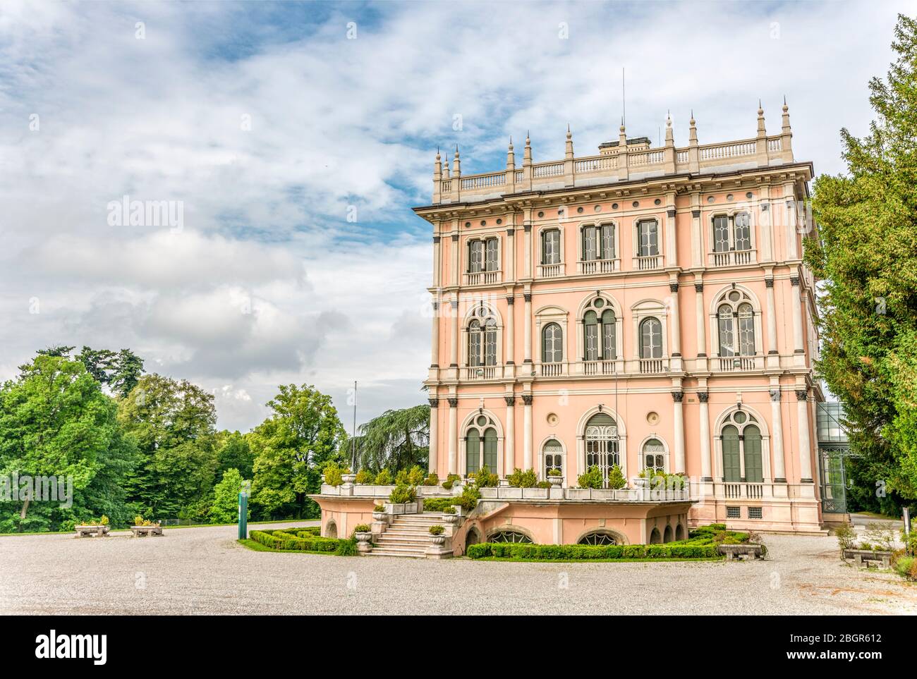Villa Andrea Ponti, Varese, Italy Stock Photo