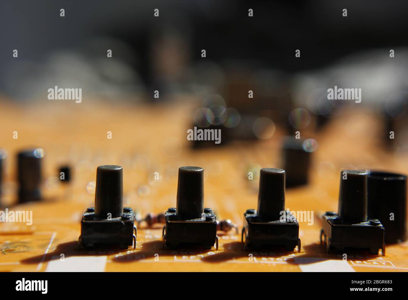 Simple computer parts and pieces and technology, microelectronics Stock ...