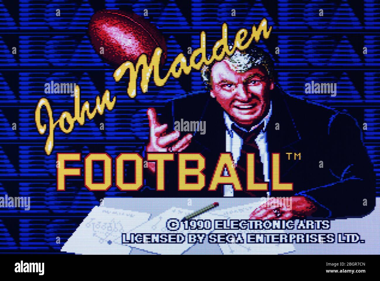 John Madden Football - Sega Genesis Mega Drive - Editorial use only Stock Photo
