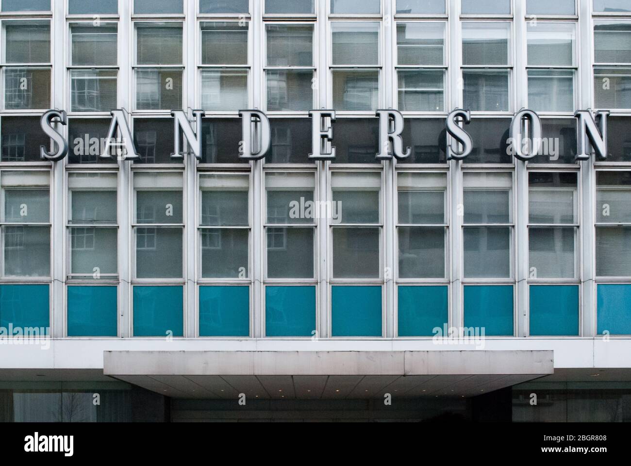 Modernist Architecture Glass 1950s Architecture Sanderson Hotel, 54