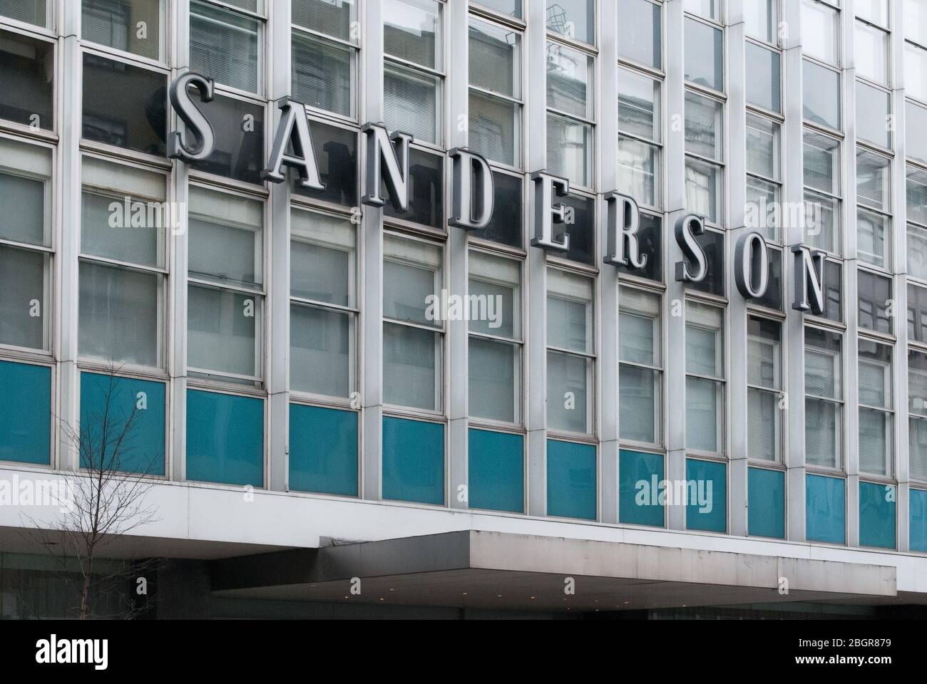 Modernist Architecture Glass 1950s Architecture Sanderson Hotel, 54
