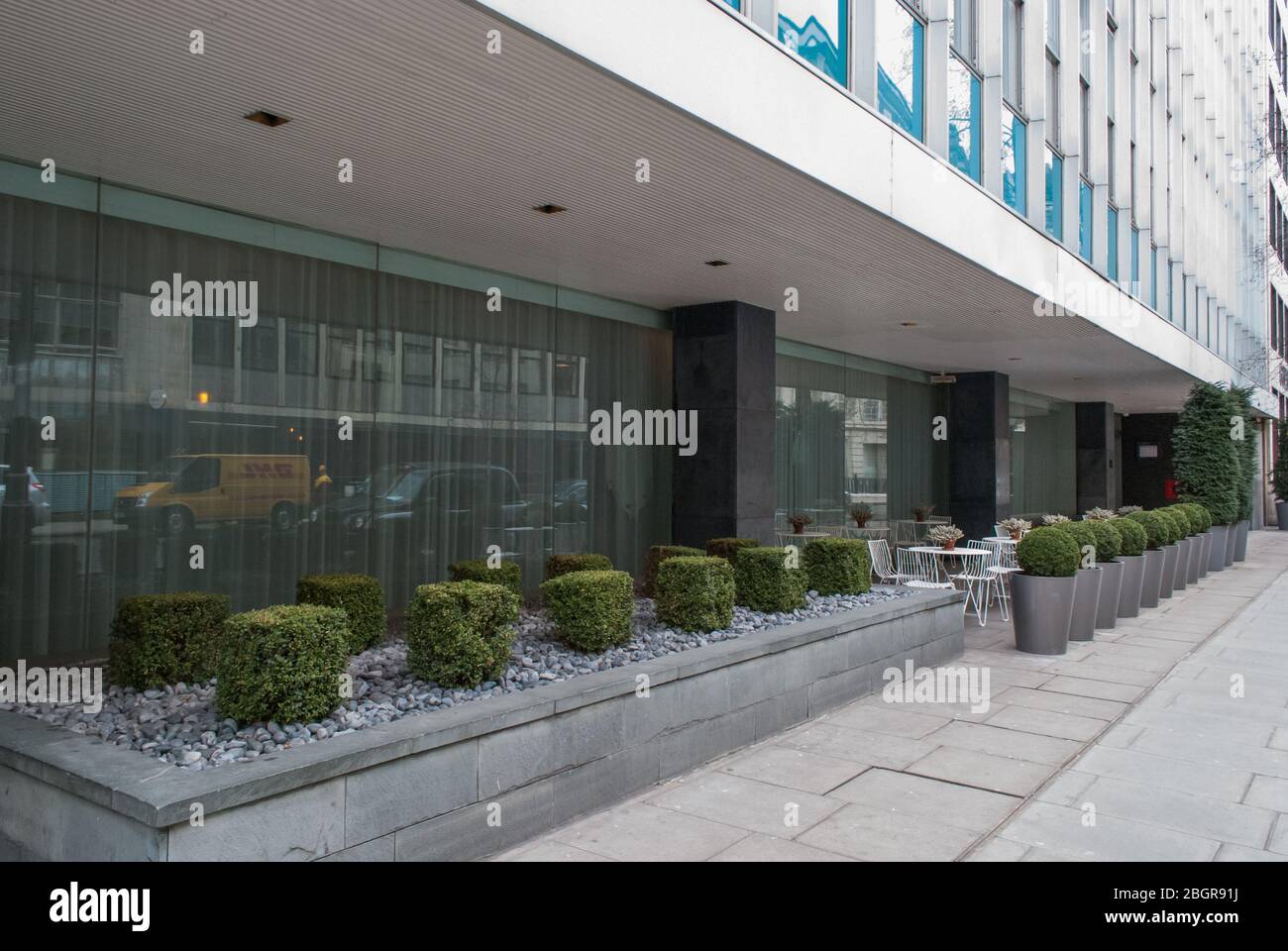 Modernist Architecture Glass 1950s Architecture Sanderson Hotel, 54