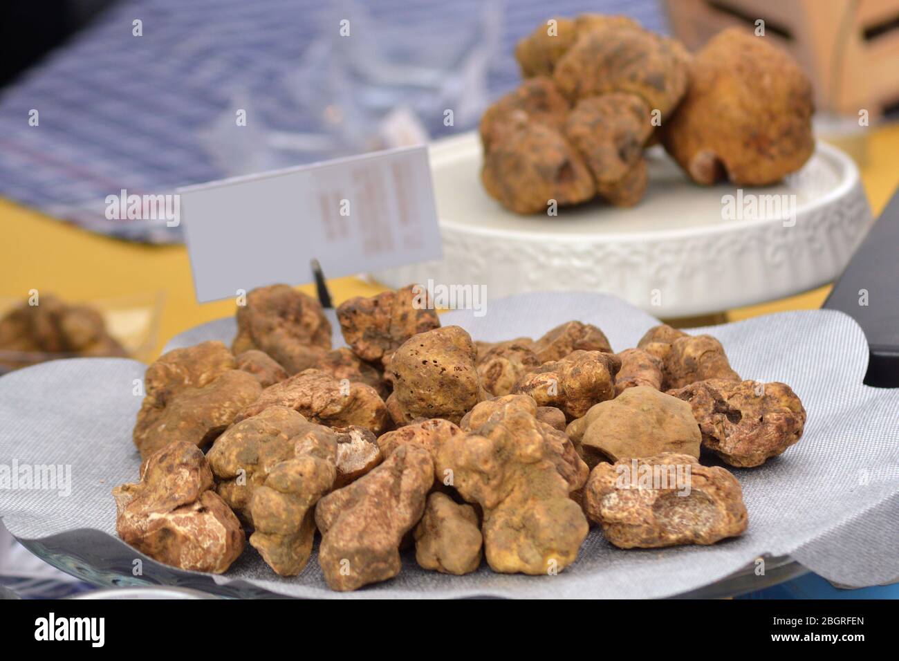 Group of white truffles Stock Photo Alamy