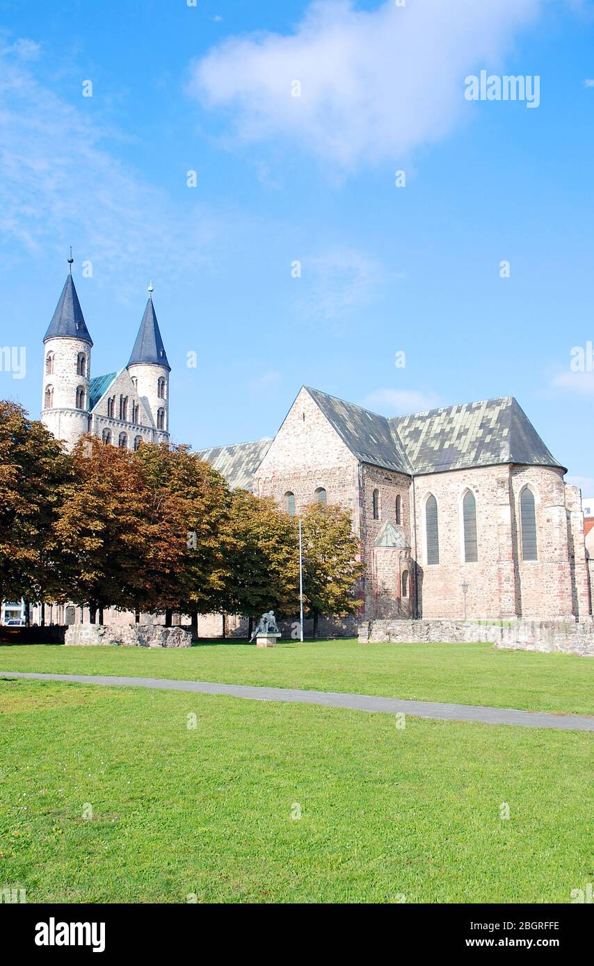Monastery our beloved woman in Magdeburg, Germany Stock Photo - Alamy