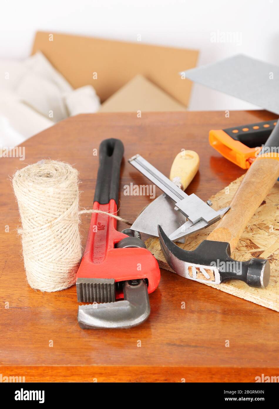 Working tools in workshop Stock Photo - Alamy