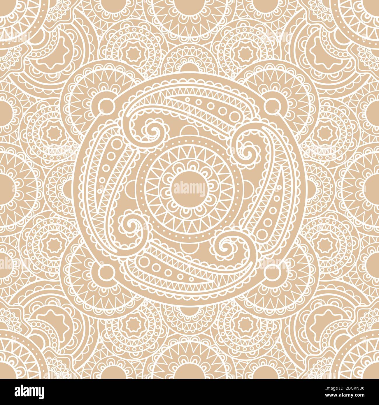 White vector indian lace seamless pattern background Stock Vector Image &  Art - Alamy