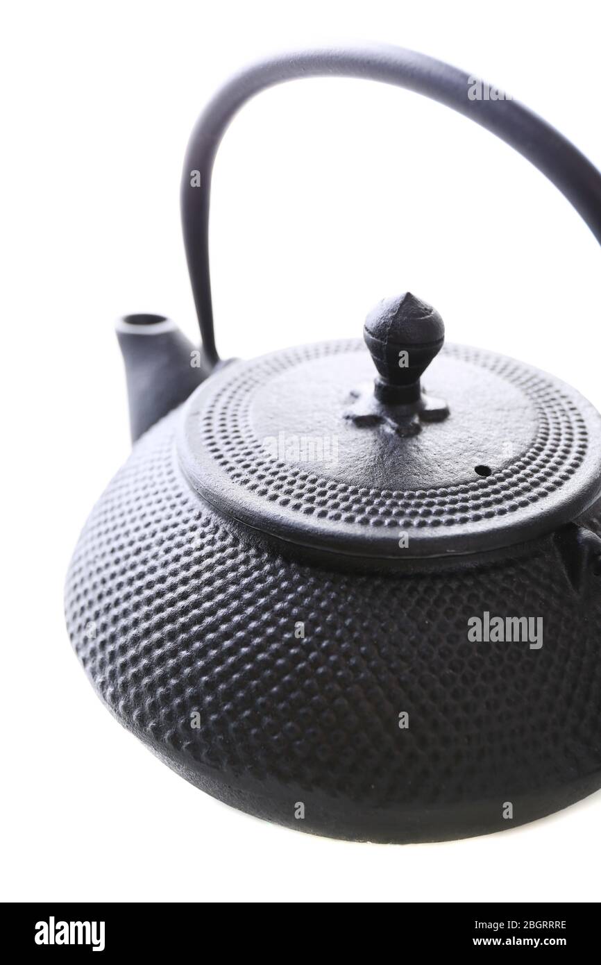 Chinese traditional teapot isolated on white Stock Photo Alamy